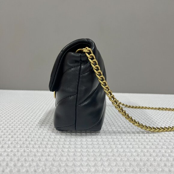 Pinko Quilted Rhinestone-Embellished Bird Bag - Picture 5 of 9